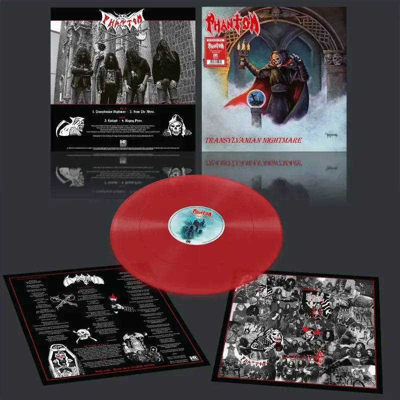 PHANTOM · Transylvanian Nightmare | RED LP (Speed Metal/Thrash Metal Vinyl) · Bild 2
