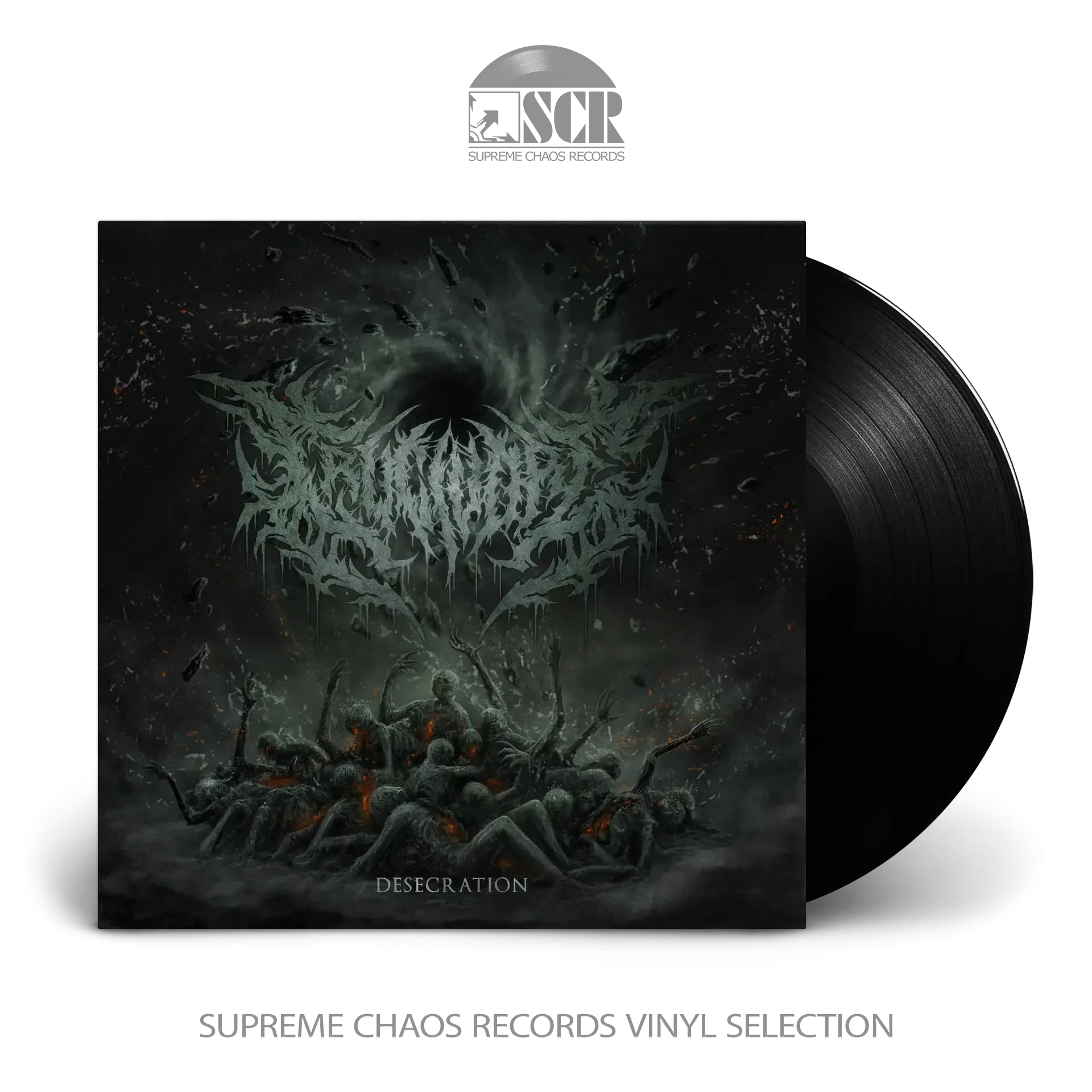 CRUCIVORE · Desecration | BLACK LP (Death Metal Vinyl)