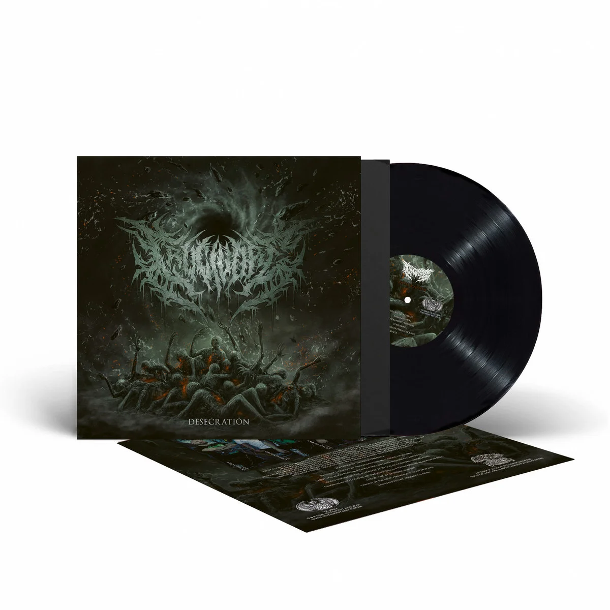 CRUCIVORE · Desecration | BLACK LP (Death Metal Vinyl) · Bild 2