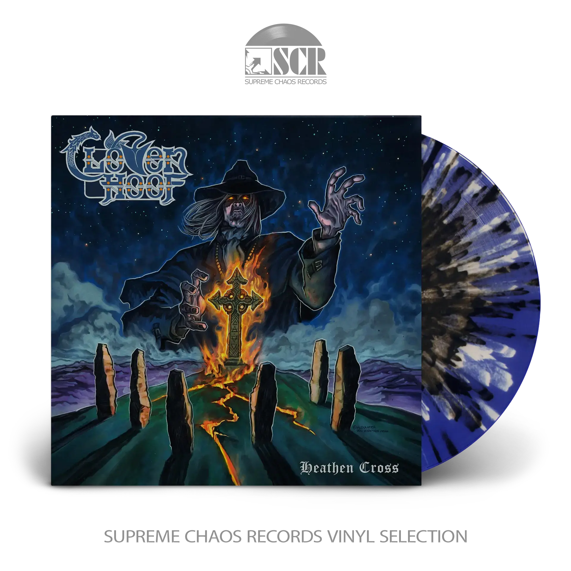 CLOVEN HOOF · Heathen Cross | SPLATTER LP (Power Metal Vinyl)