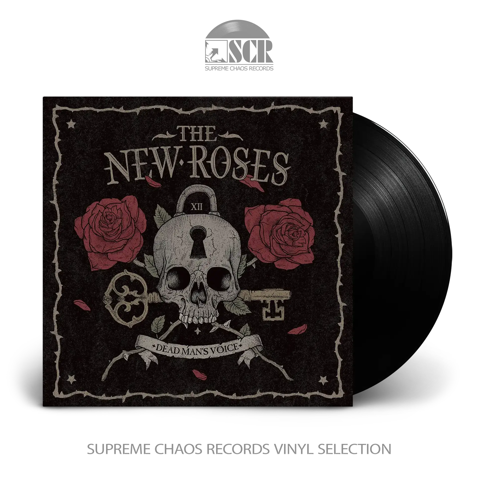 THE NEW ROSES · Dead Man's Voice | BLACK LP (Hard Rock Vinyl)