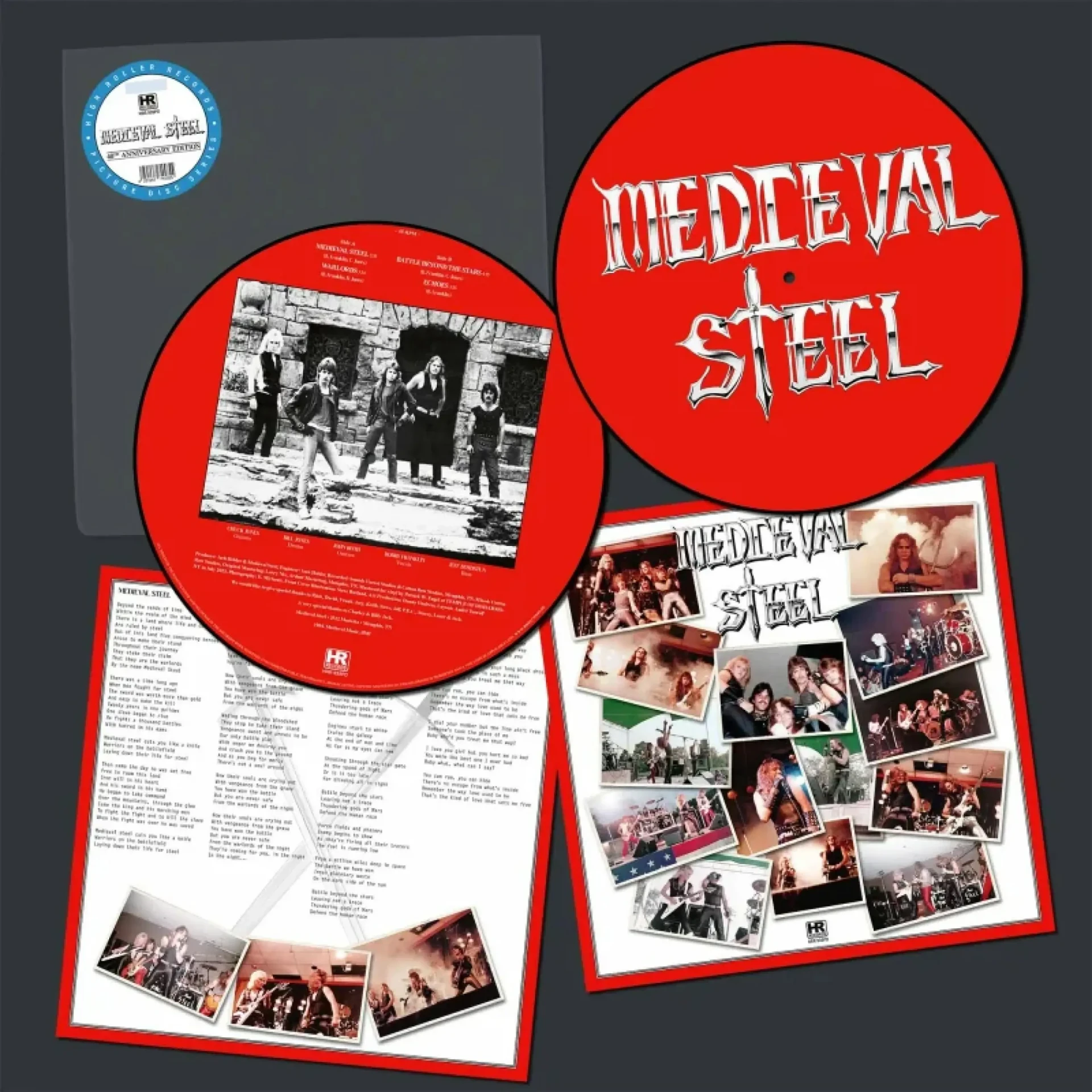 MEDIEVAL STEEL - Medieval Steel · PICTURE LP (Heavy Metal Vinyl)