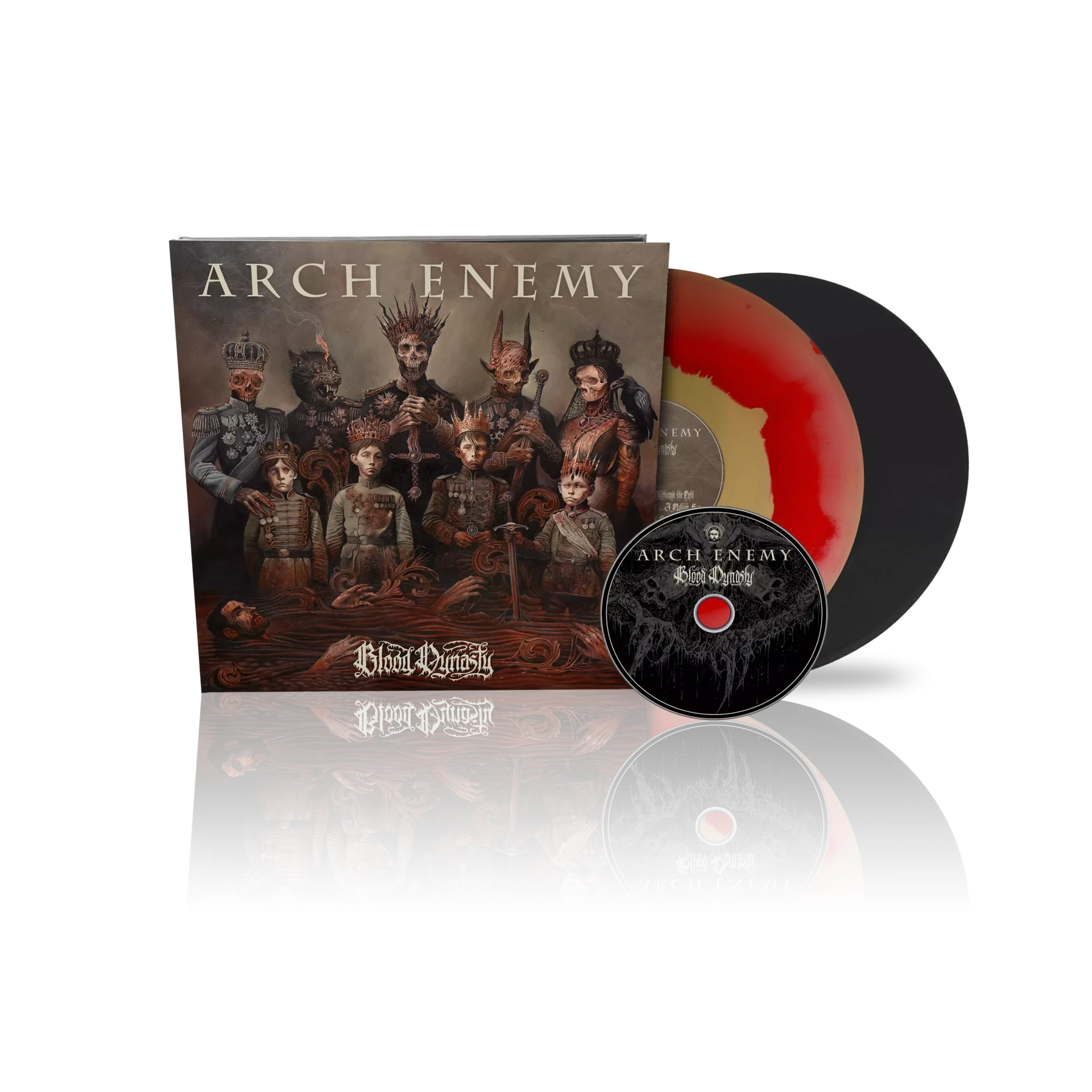 ARCH ENEMY · Blood Dynasty | RED/GOLDEN DLP+BONUS LP+CD ARTBOOK (Melodic Death Metal Vinyl)