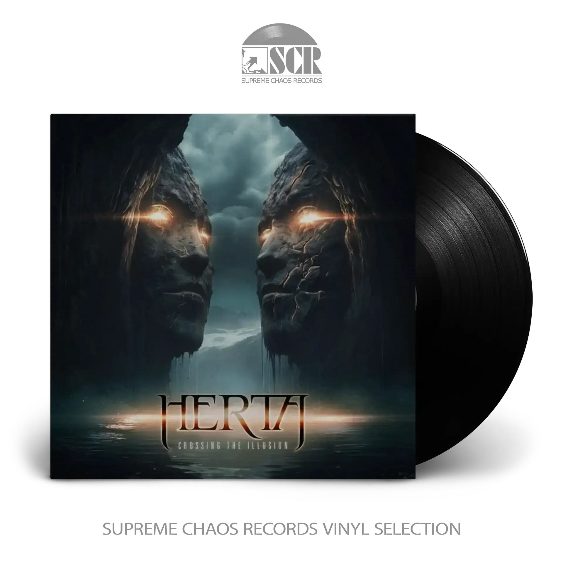HERTA - Crossing The Illusion · BLACK LP (Progressive Metal Vinyl)