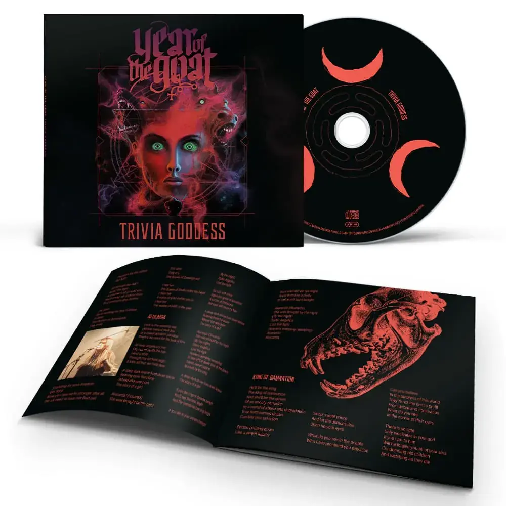 YEAR OF THE GOAT · Trivia Goddess | DIGIPAK CD (Hard Rock CDs) · Bild 2
