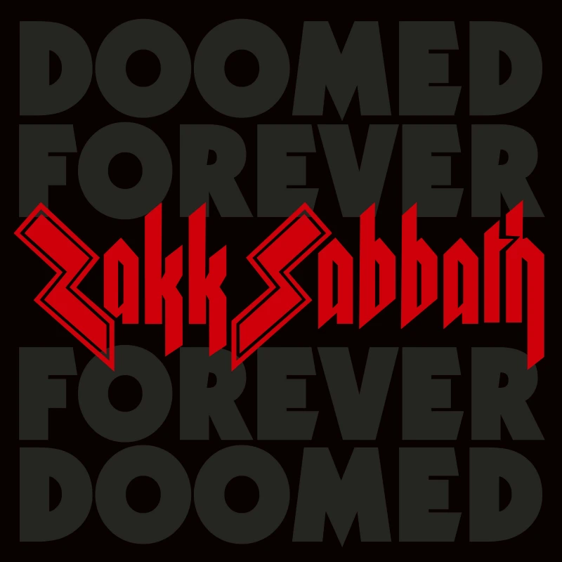 ZAKK SABBATH · Doomed Forever Forever Doomed | TRANSPARENT RED 2LP (Doom Metal Vinyl) · Bild 1