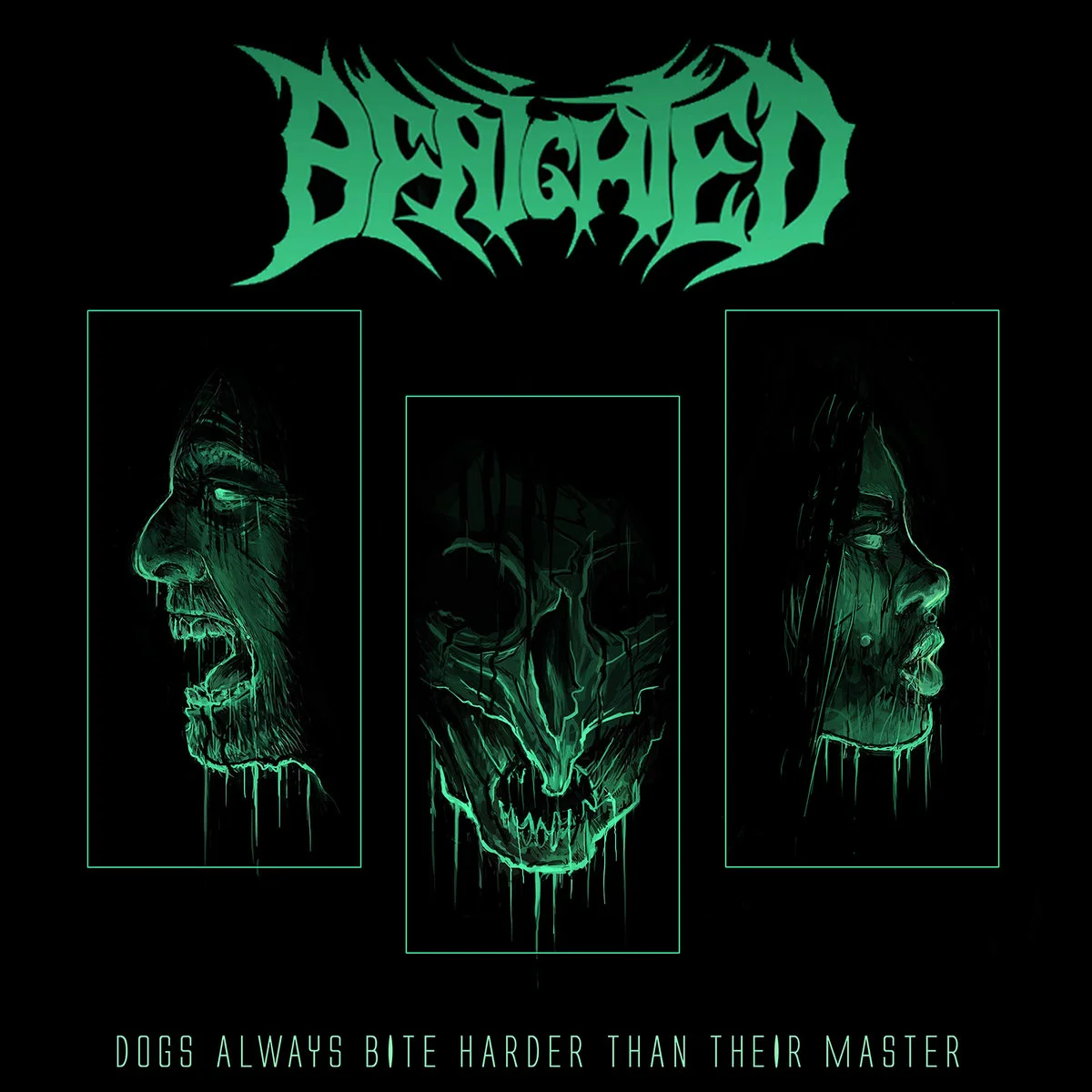 BENIGHTED · Dogs Always Bite Harder Than Their Master | BLACK LP (Death Metal Vinyl) · Bild 1