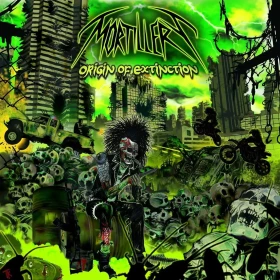 MORTILLERY · Origin Of Extinction | YELLOW 2LP (Thrash Metal Vinyl) · Bild 1