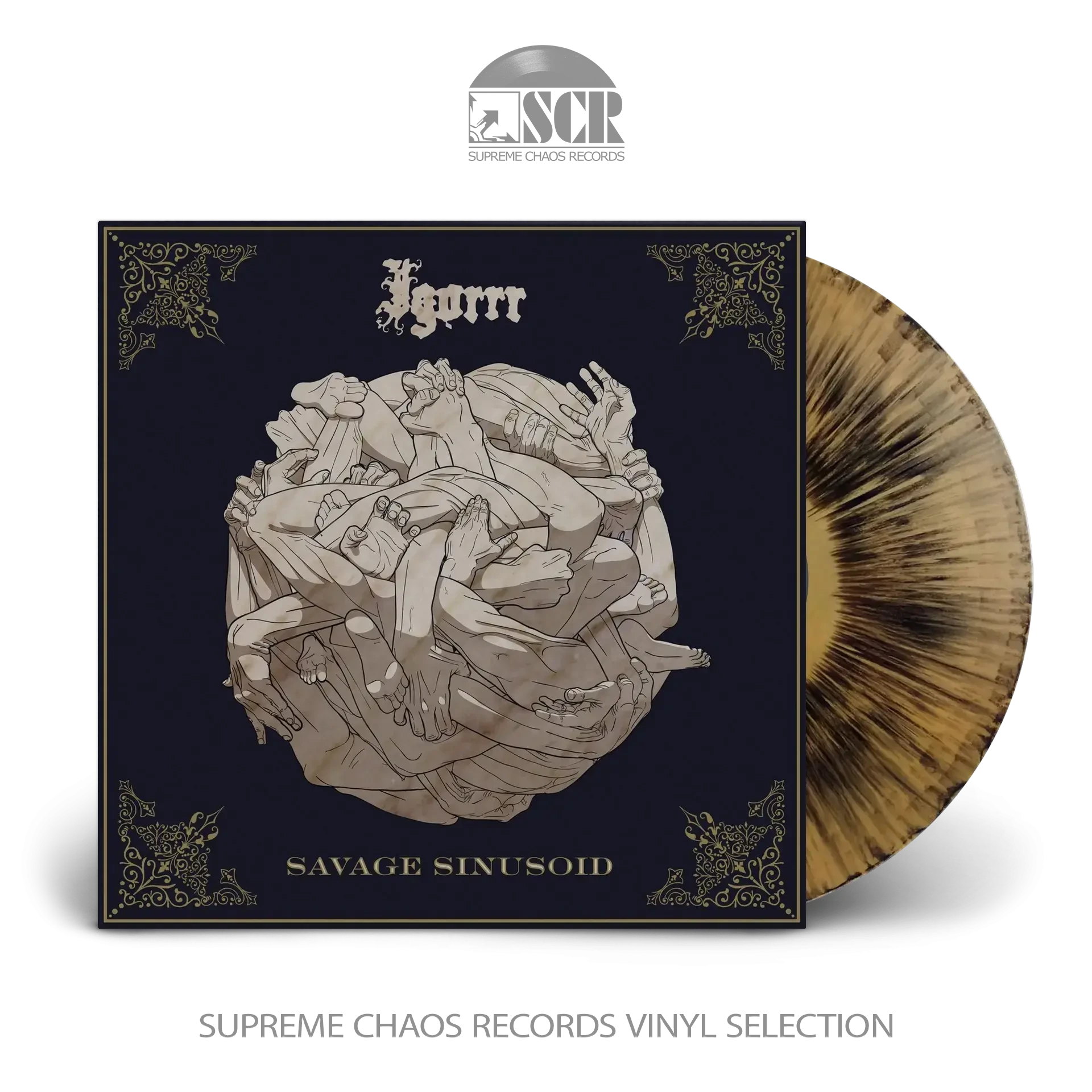 IGORRR · Savage Sinusoid | GOLD BLACKDUST LP (Crossover Vinyl)