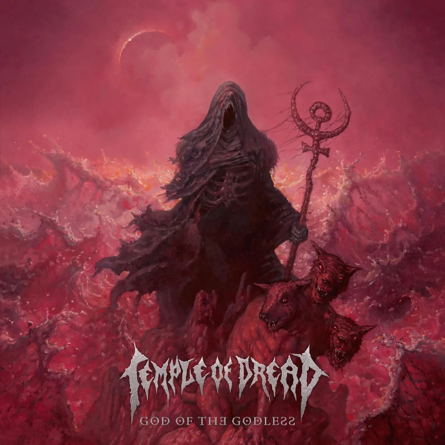 TEMPLE OF DREAD · God Of The Godless | CRYSTAL CLEAR/YELLOW/BLACK LP (Death Metal Vinyl) · Bild 1