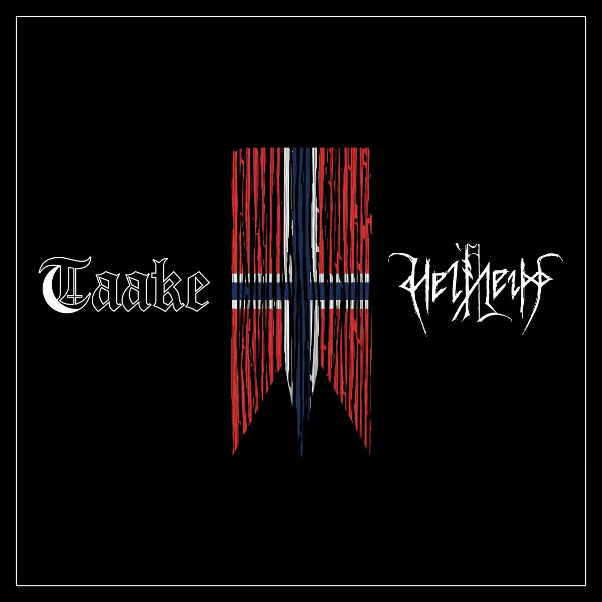 TAAKE / HELHEIM · Henholdsvis | BLACK 10" LP (Black Metal Vinyl) · Bild 1