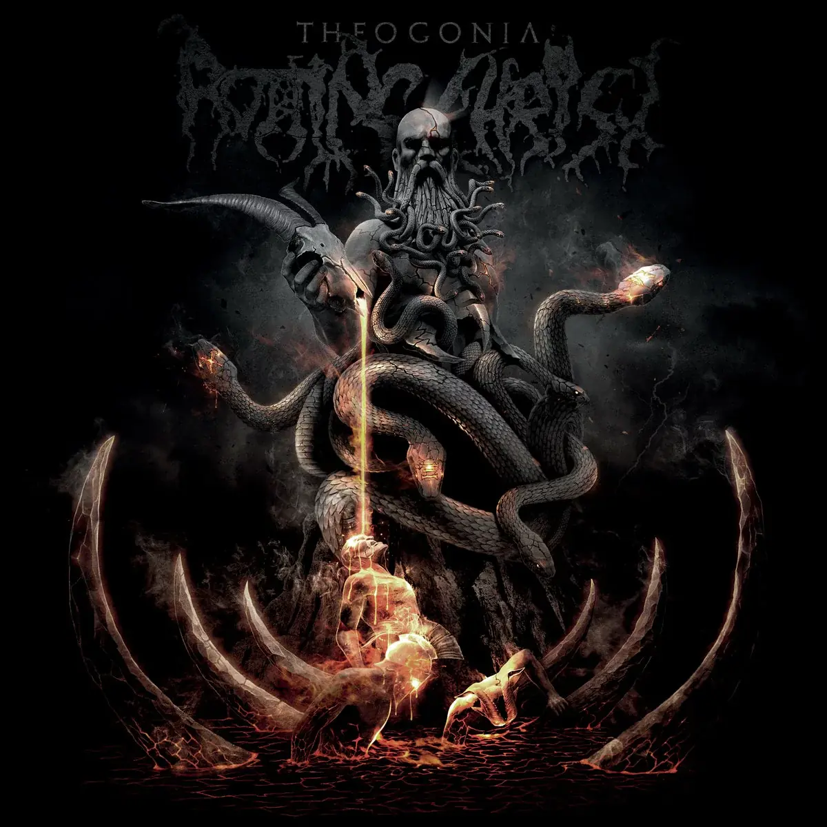 ROTTING CHRIST · Theogonia | TRANSPARENT RED LP (Dark Metal/Black Metal Vinyl) · Bild 1