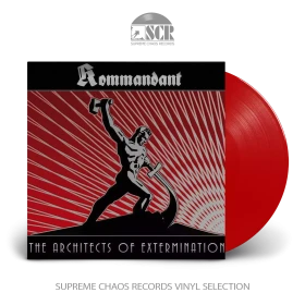 KOMMANDANT · The Architects Of Extermination | RED LP (Black Metal Vinyl)