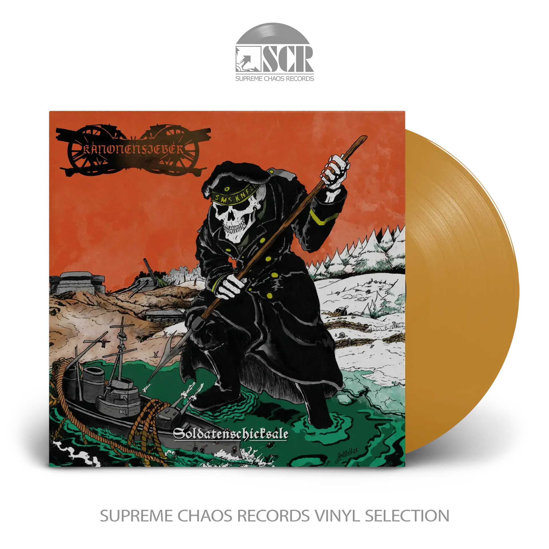 KANONENFIEBER · Soldatenschicksale | ORANGE LP (Black Metal Vinyl)