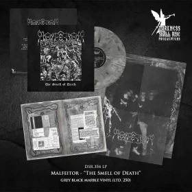 MALFEITOR · The Smell Of Death | GREY/BLACK MARBLED LP (Black Metal Vinyl) · Bild 2