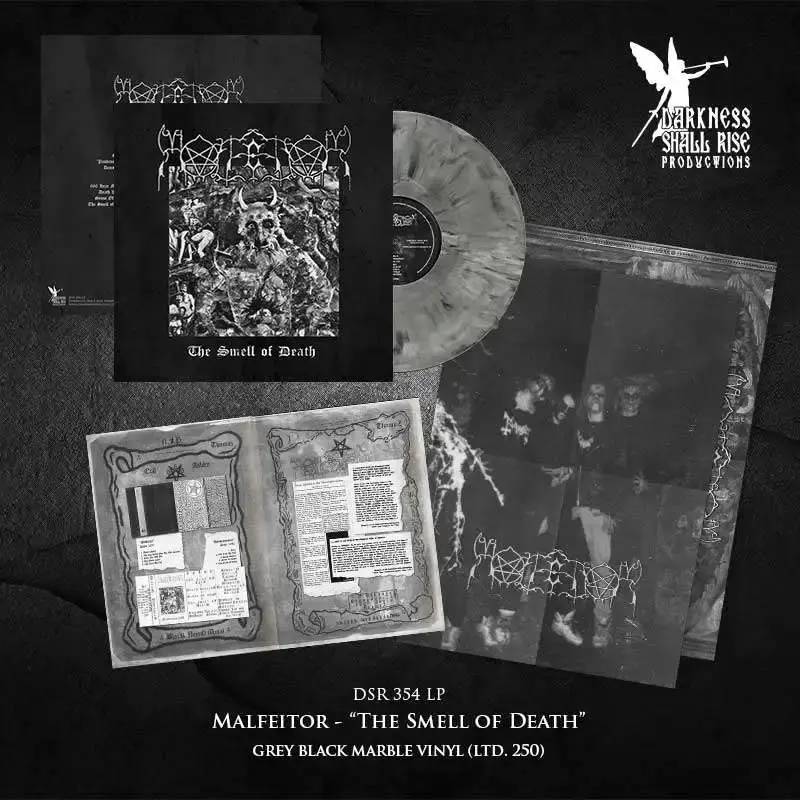 MALFEITOR · The Smell Of Death | GREY/BLACK MARBLED LP (Black Metal Vinyl) · Bild 2