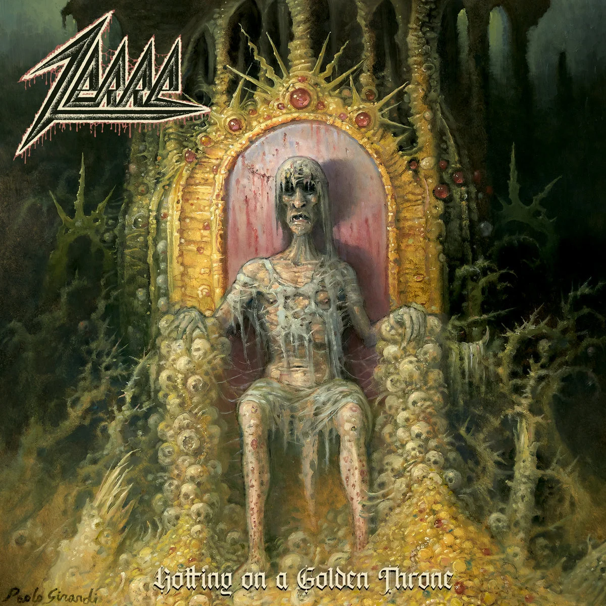 ZERRE · Rotting On A Golden Throne | BLACK LP (Thrash Metal Vinyl) · Bild 1