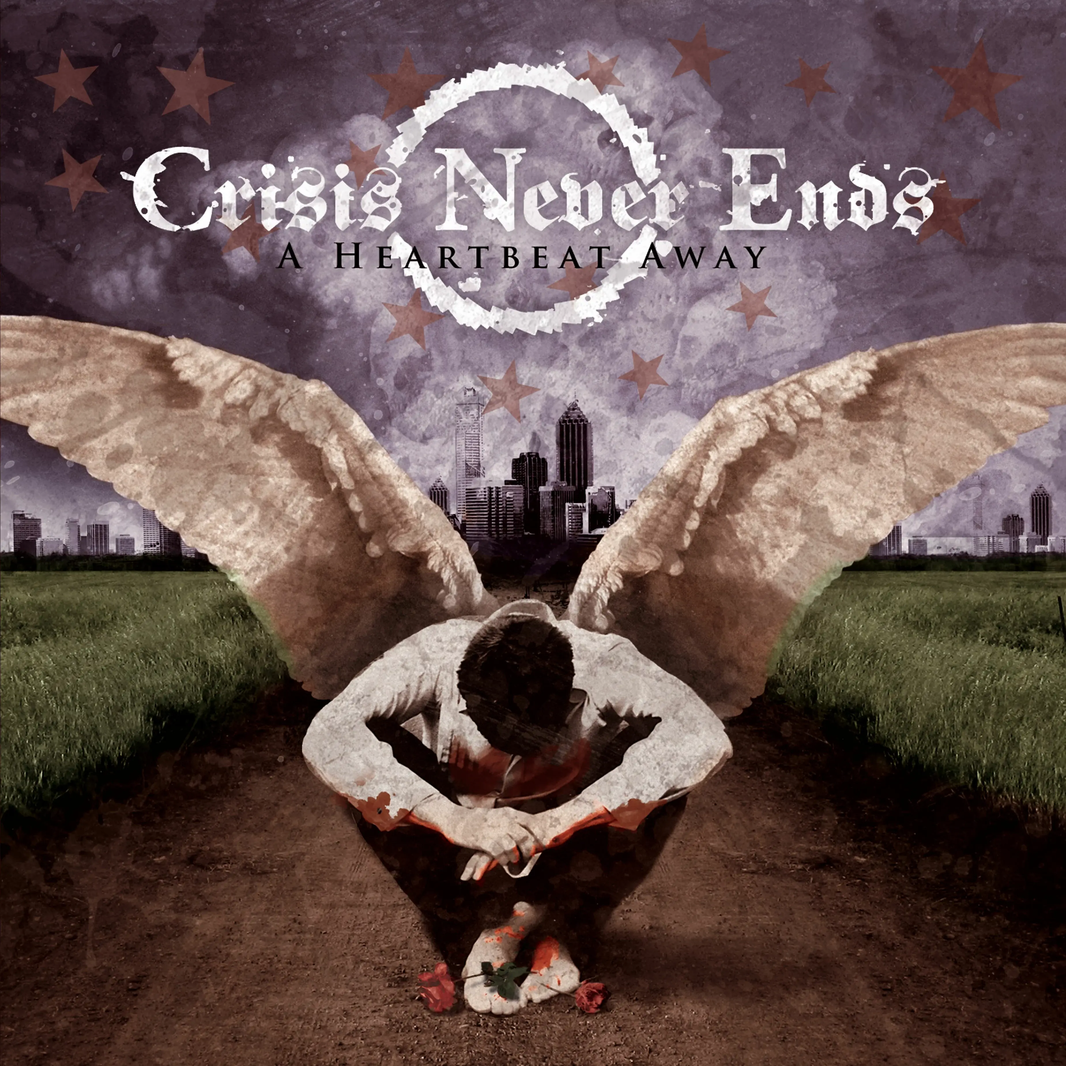 CRISIS NEVER ENDS · A Heartbeat Away | BLACK LP (Hardcore Vinyl) · Bild 1
