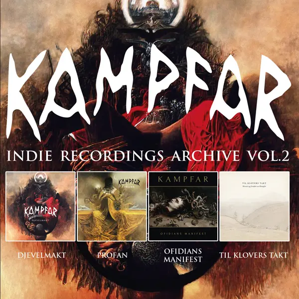 KAMPFAR · Indie Recordings Archive Vol 2 | 4CD BOXSET (Black Metal CDs)