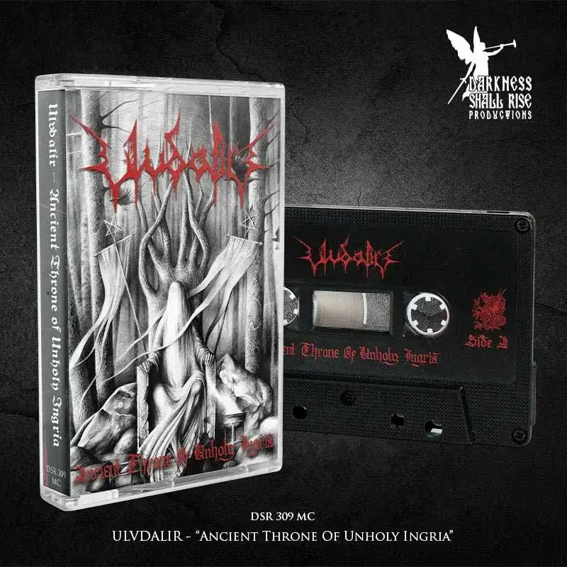 ULVDALIR · Ancient Throne Of Unholy Ingria | BLACK TAPE (Black Metal Tapes)