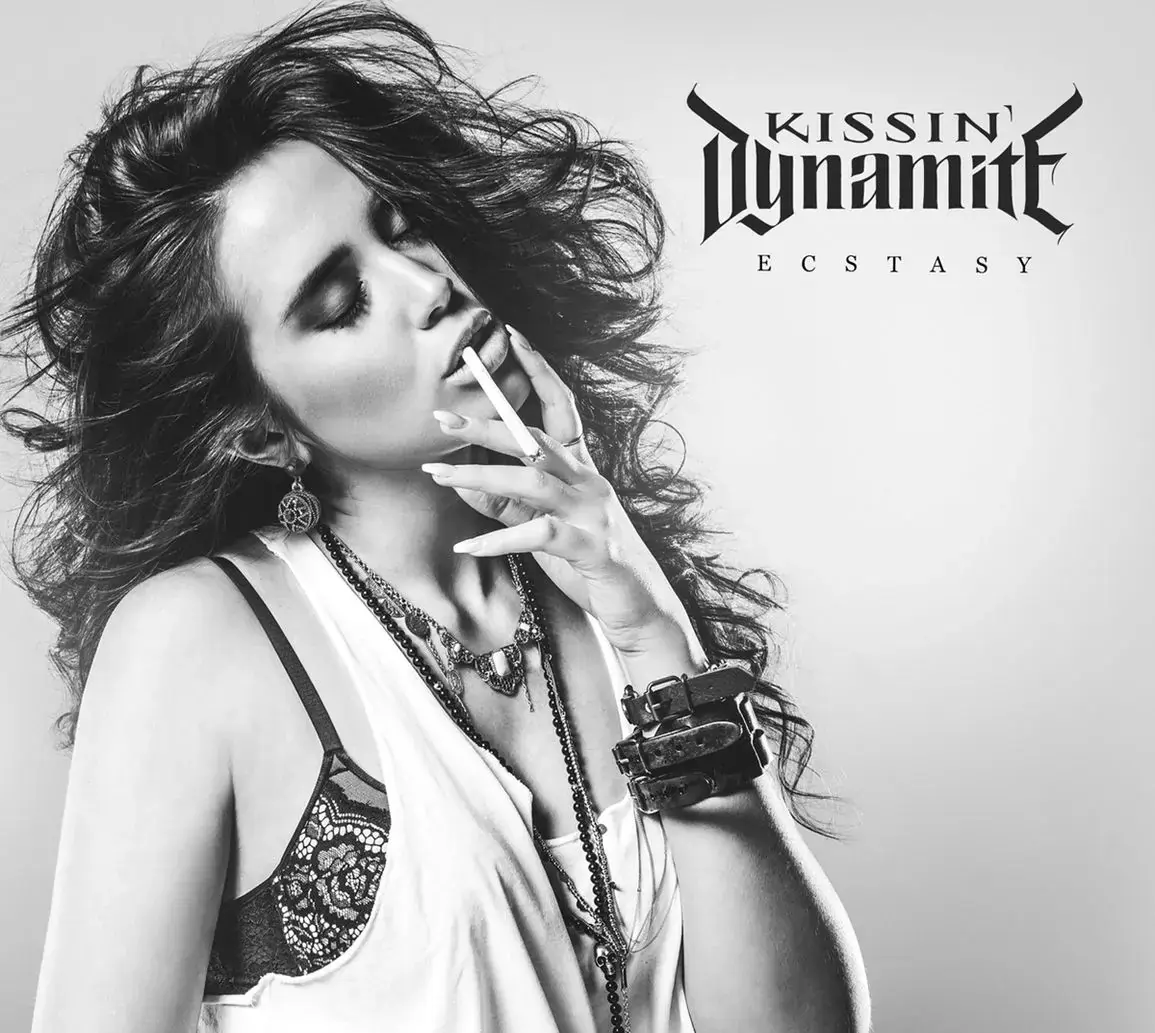 KISSIN' DYNAMITE · Ecstasy | GREY MARBLED LP (Hard Rock Vinyl) · Bild 1
