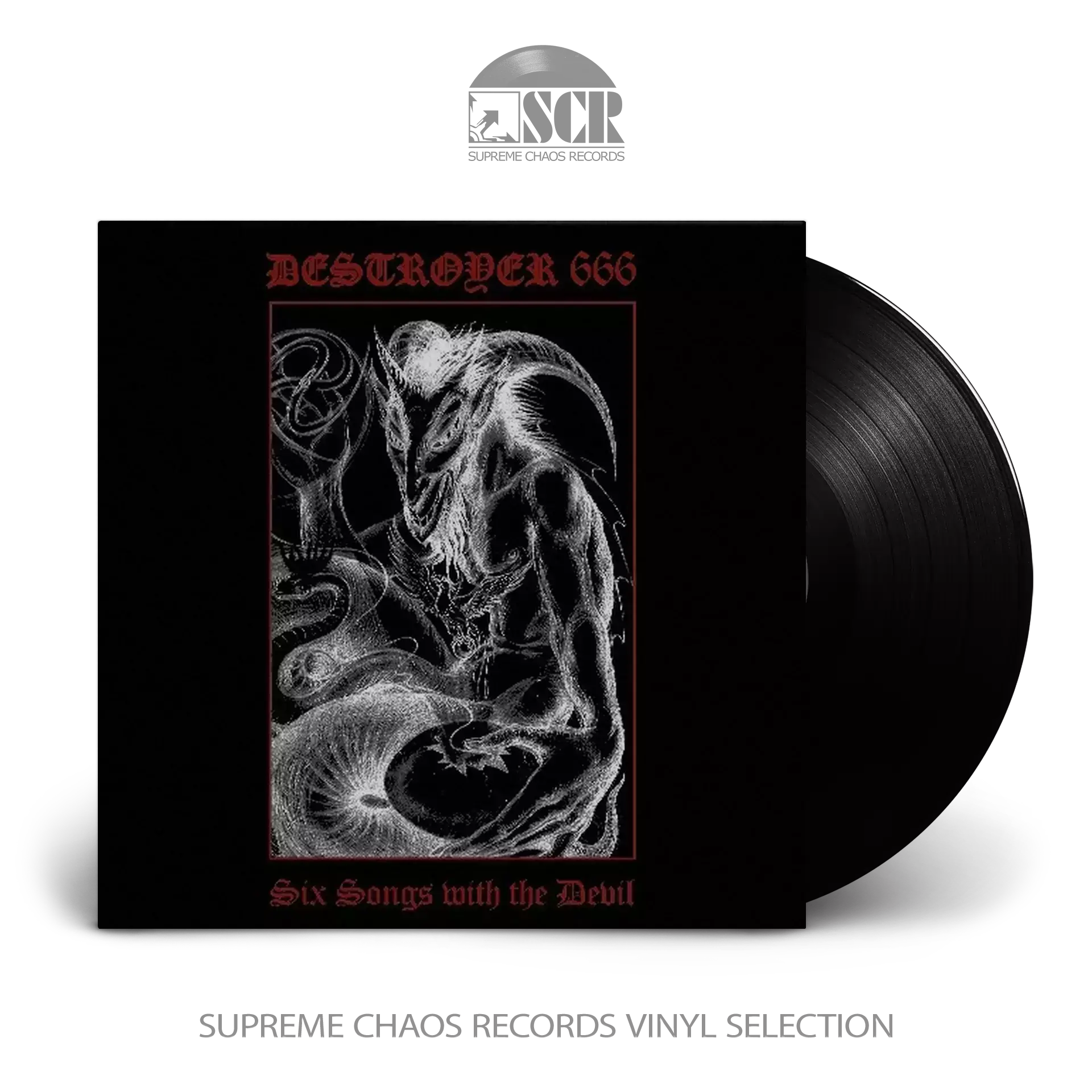 DESTRÖYER 666 · Six Songs with the Devil | BLACK LP (Black Metal Vinyl)
