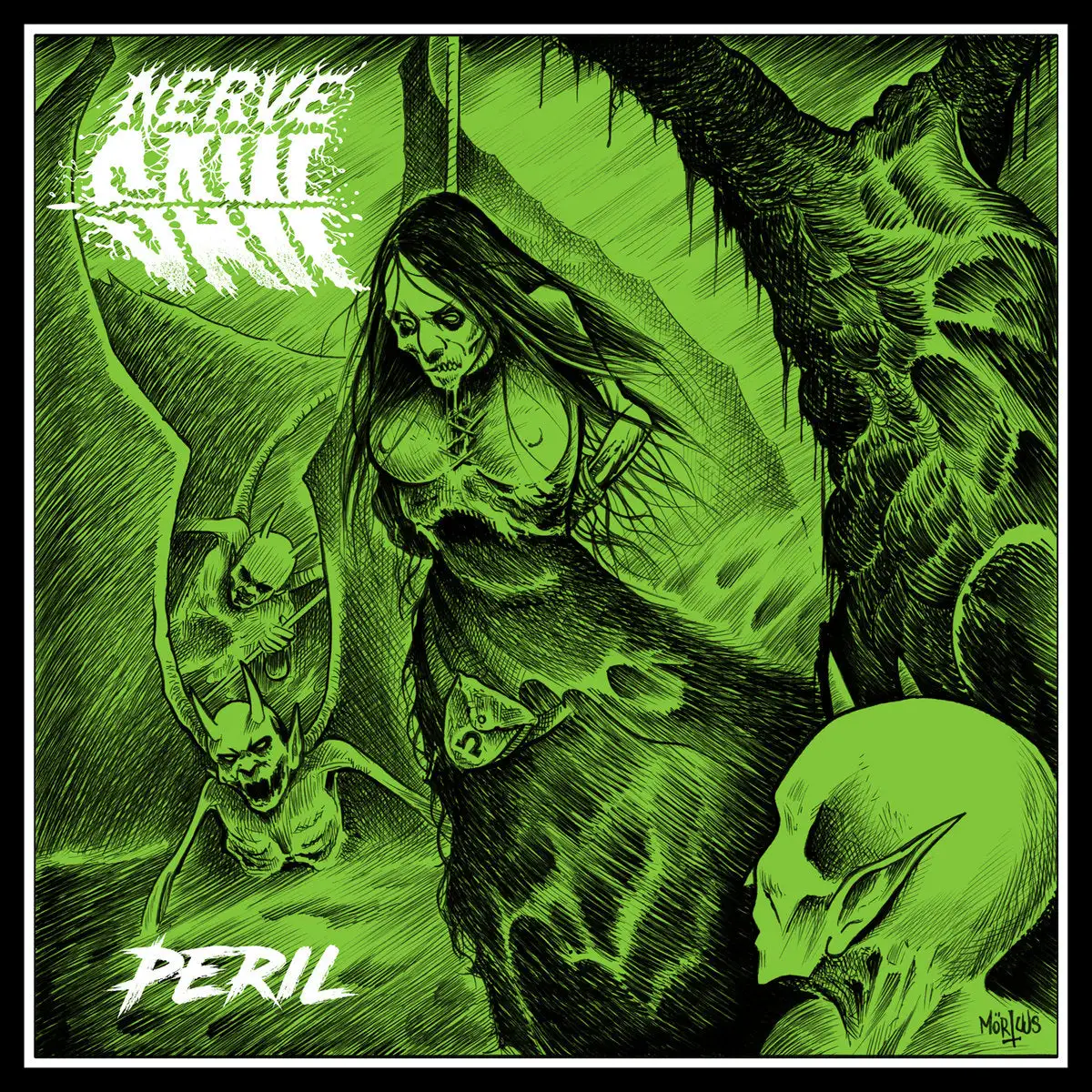 NERVESAW · Peril | BLACK LP (Death Metal Vinyl) · Bild 1