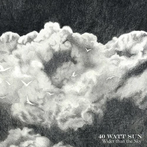 40 WATT SUN · Wider Than The Sky | CRYSTAL CLEAR 2LP (Doom Metal Vinyl) · Bild 1