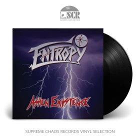 ENTROPY · Ashen Existence | BLACK LP (Thrash Metal Vinyl)