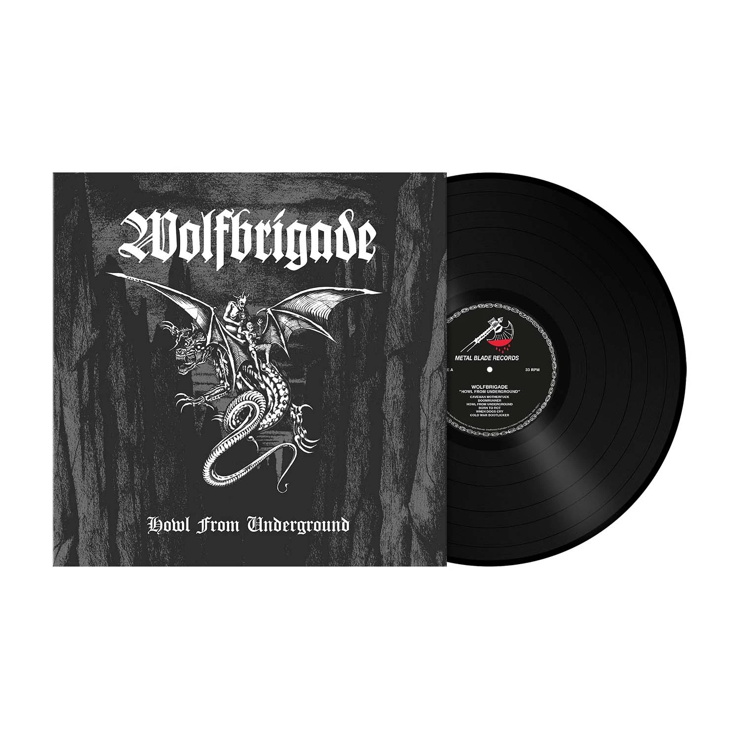 WOLFBRIGADE · Howl From Underground | BLACK LP (Crust Punk/Death Metal Vinyl) · Bild 2
