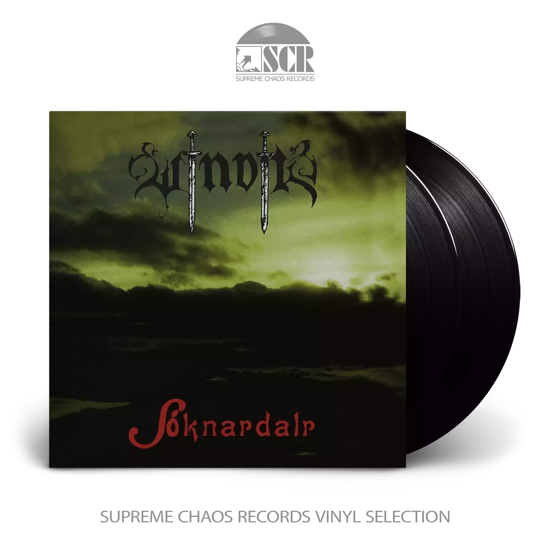 WINDIR · Soknardalr | BLACK DLP (Black Metal/Death Metal Vinyl)