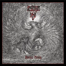 DESTRÖYER 666 · Phoenix Rising | WHITE/BLACK LP (Thrash Metal/Black Metal Vinyl) · Bild 1