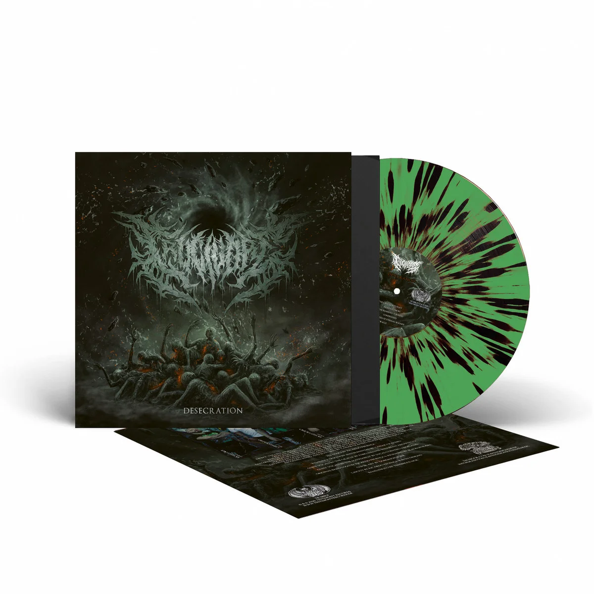 CRUCIVORE · Desecration | SPLATTER LP (Death Metal Vinyl) · Bild 2