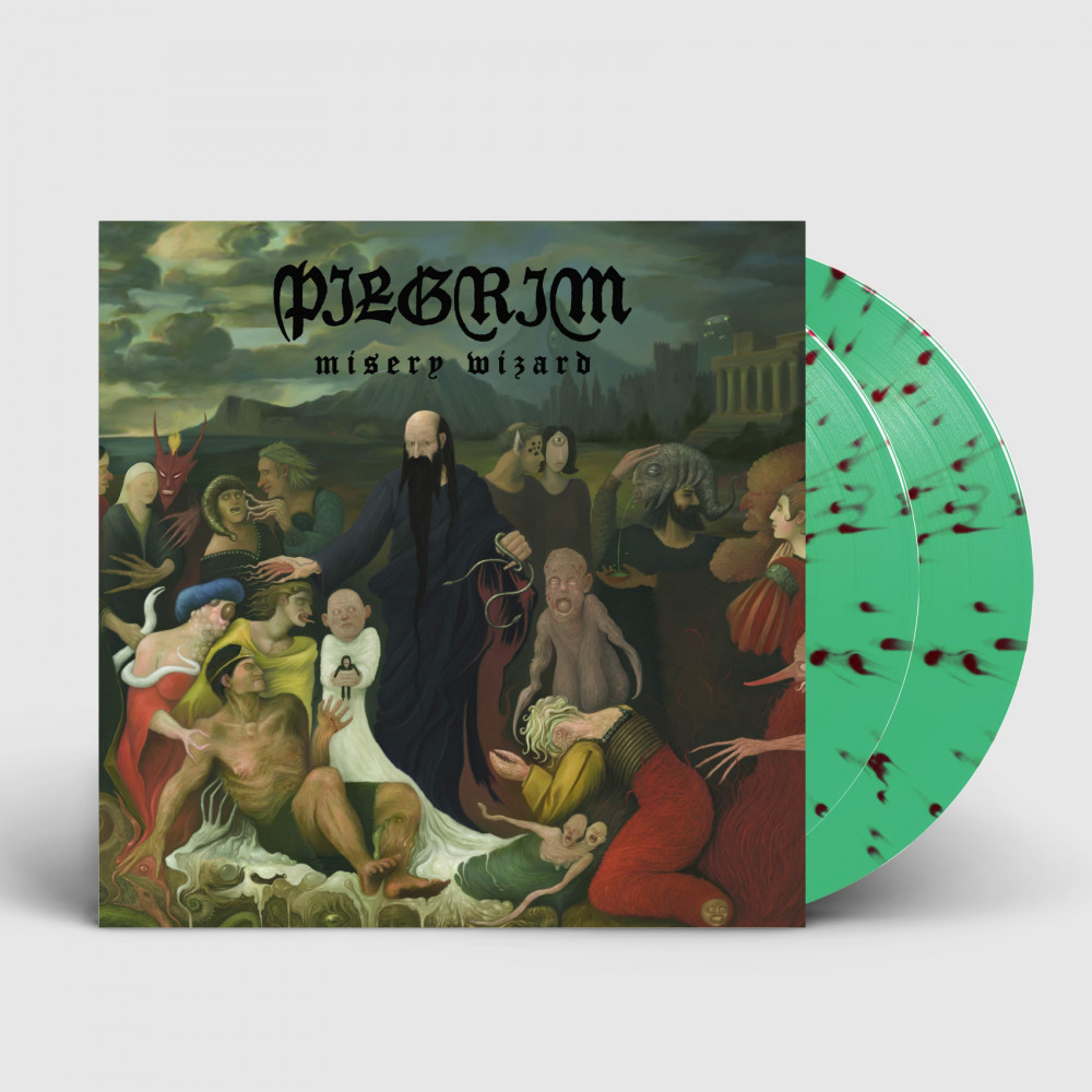 PILGRIM · Misery Wizard | GREEN/RED DLP (Doom Metal Vinyl)