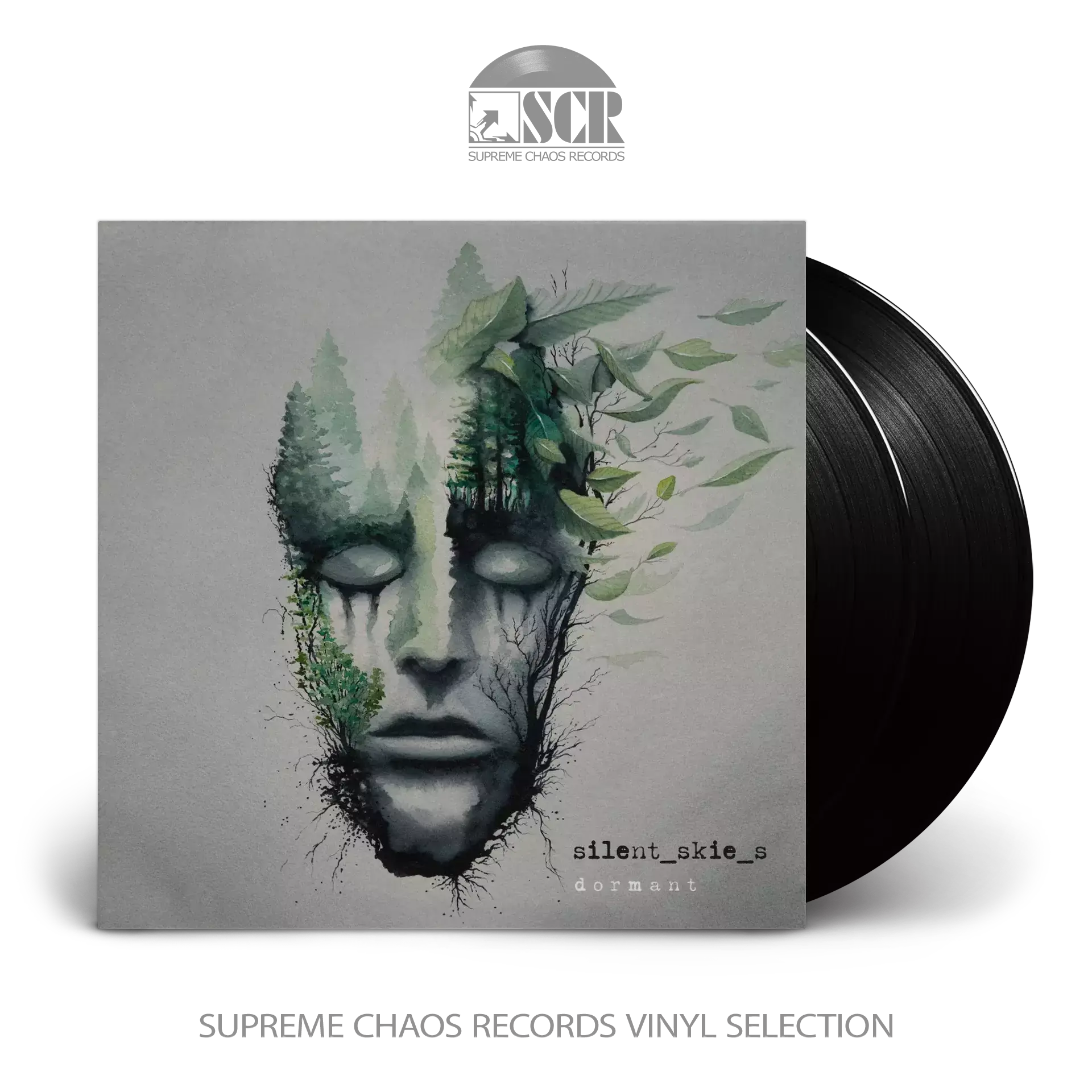 SILENT SKIES · Dormant | BLACK LP (Dark Rock Vinyl)