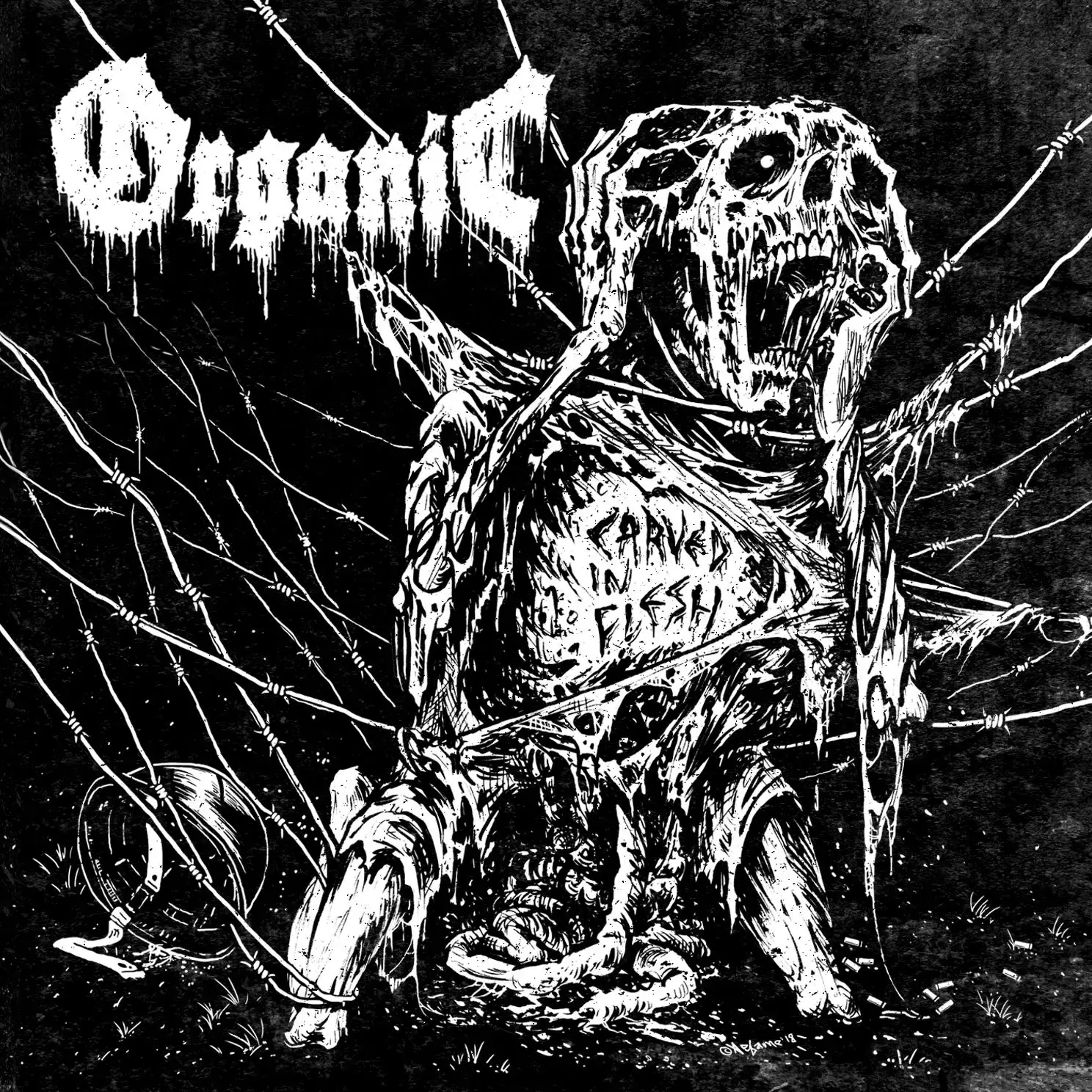 ORGANIC · Carved In Flesh | BLACK LP (Death Metal Vinyl) · Bild 1