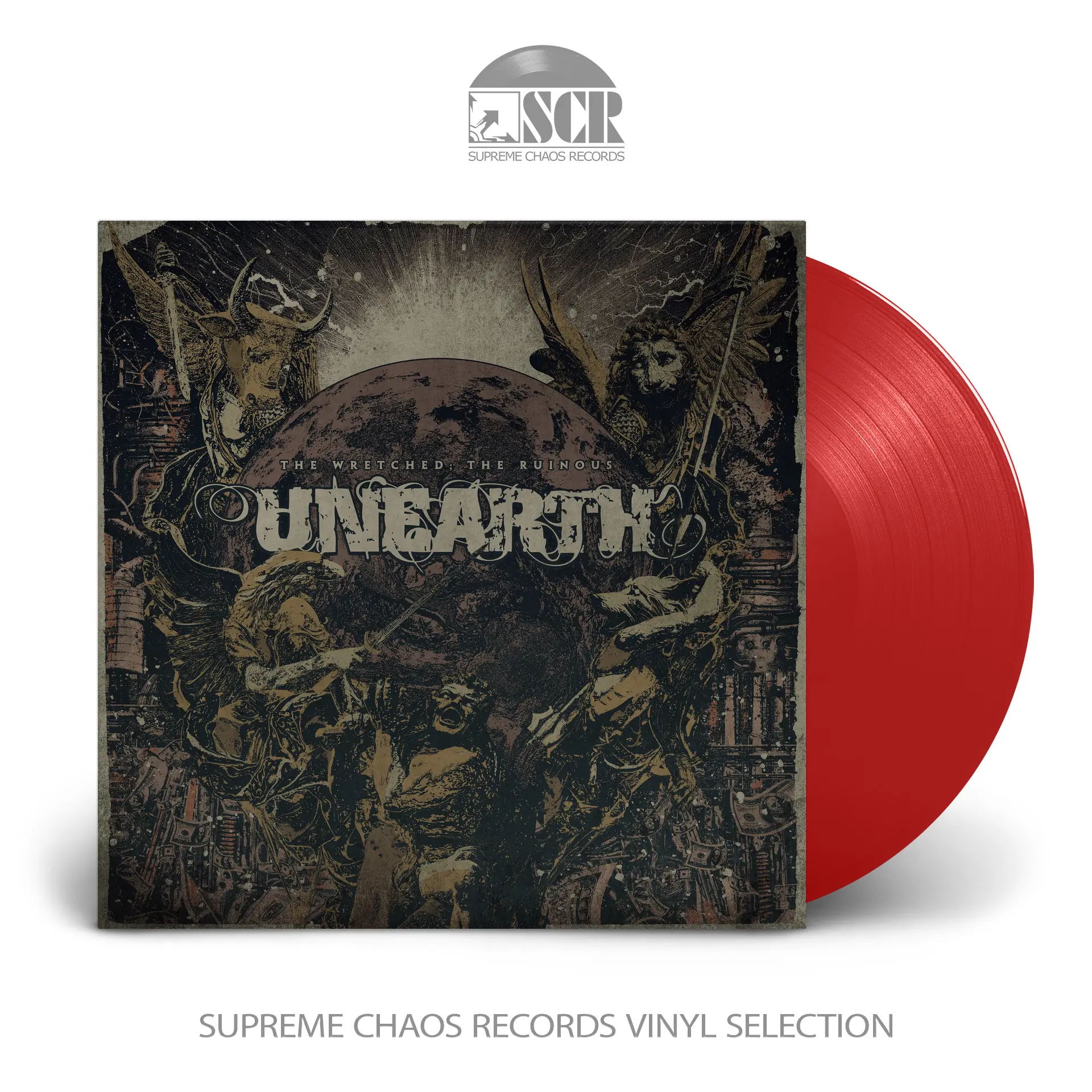 UNEARTH · The Wretched; The Ruinous | TRANSPARENT RED LP (Metalcore Vinyl)