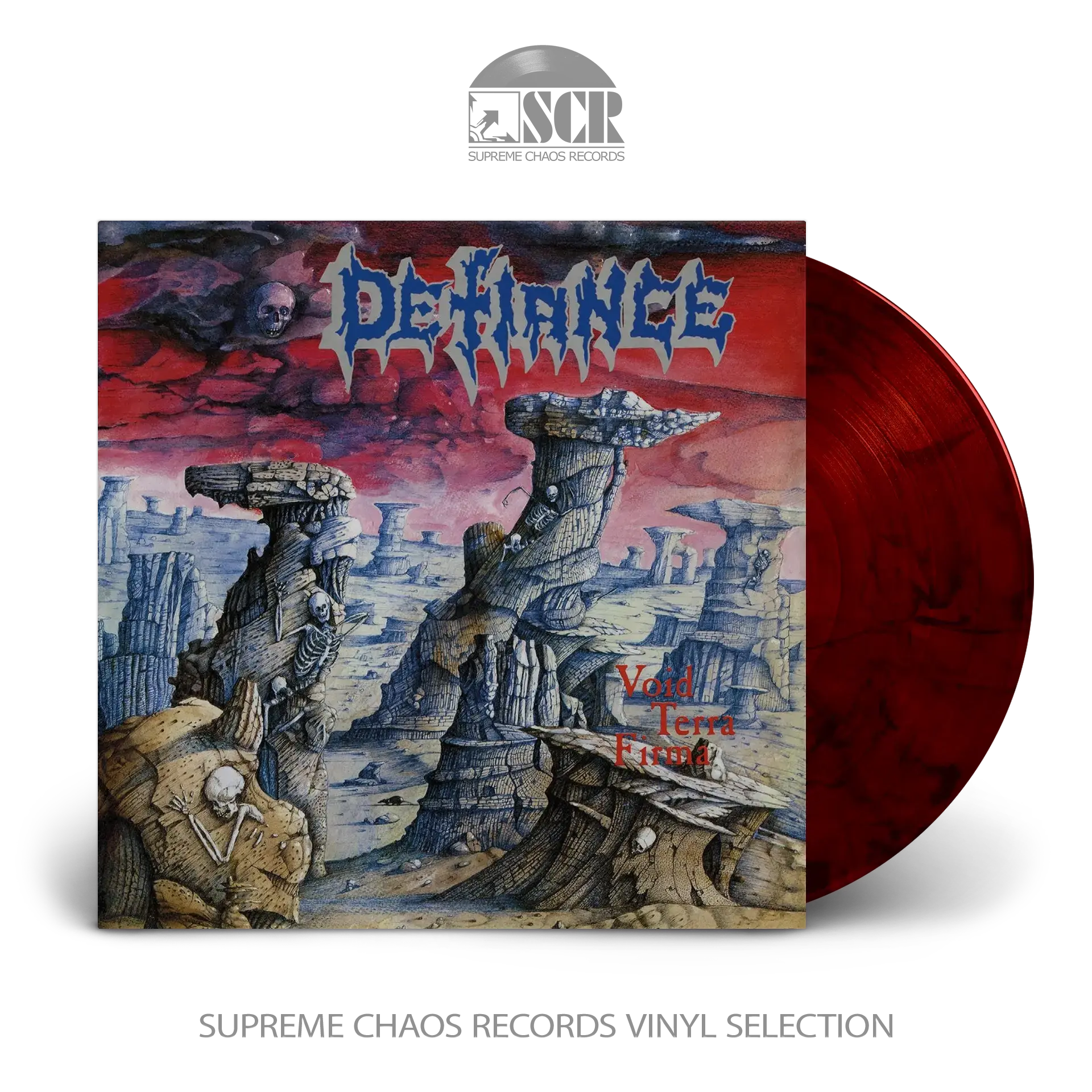 DEFIANCE · Void Terra Firma | RED/BLACK MARBLED VINYL (Thrash Metal Vinyl)