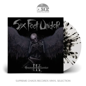 SIX FEET UNDER · Graveyard Classics III | WHITE/BLACK SPLATTER LP (Death Metal Vinyl)