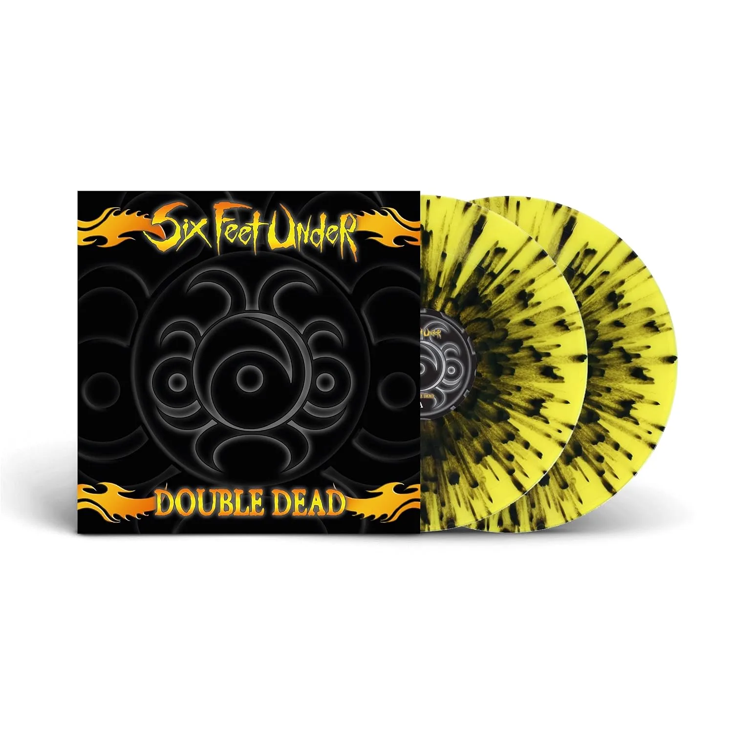 SIX FEET UNDER · Double Dead Redux | YELLOW/BLACK SPLATTER 2LP (Death Metal Vinyl) · Bild 2