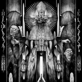 HELL MILITIA · Hollow Void | SILVER/BLACK LP (Black Metal Vinyl) · Bild 1