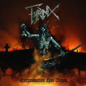 TYRANEX · Extermination Has Begun | BLACK LP (Speed Metal Vinyl) · Bild 1