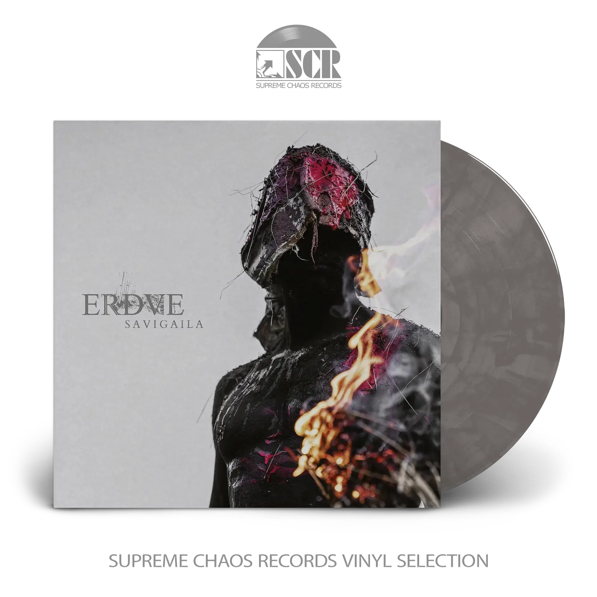 ERDVE · Savigaila | CLEAR/BLACK LP (Progressive Metal/Sludge Vinyl)