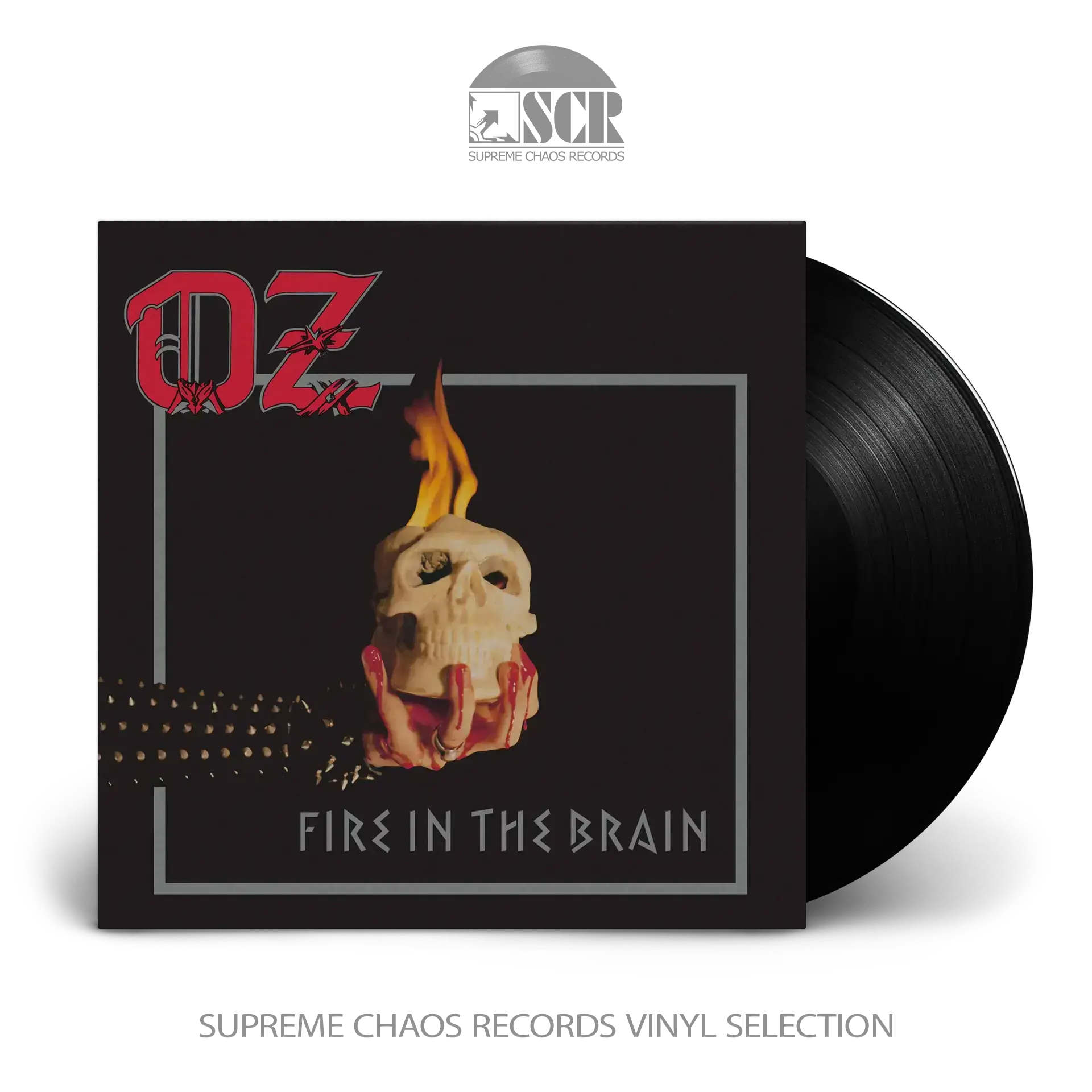 OZ · Fire in the Brain | BLACK LP (Heavy Metal Vinyl)