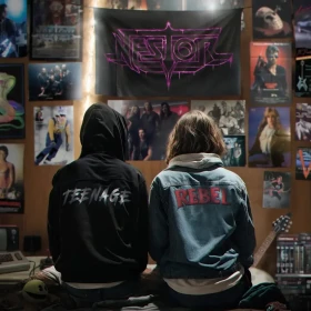 NESTOR · Teenage Rebel | BLACK LP (Hard Rock Vinyl) · Bild 1