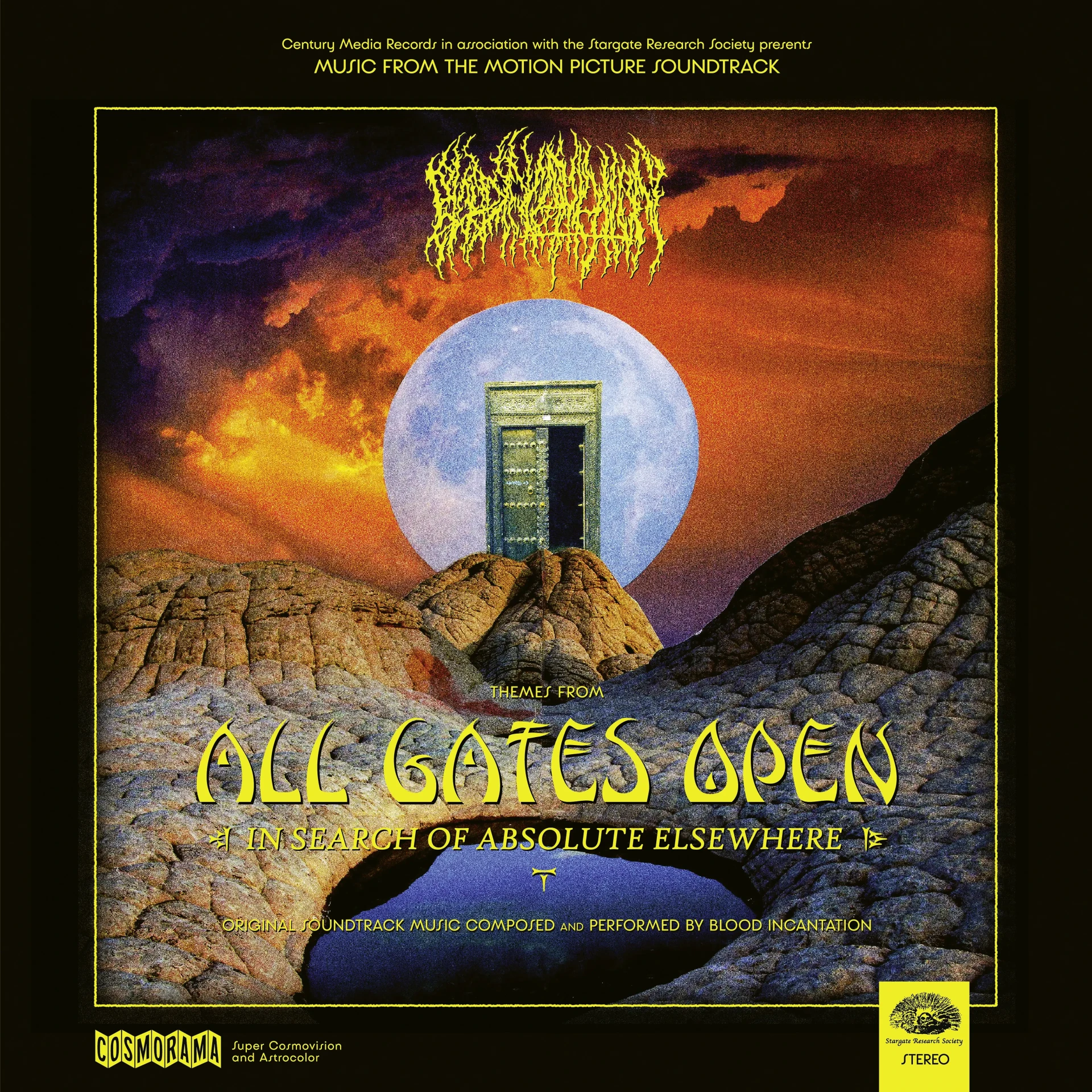BLOOD INCANTATION · All Gates Open (Original Motion Picture Soundtrack) | ORANGE 2LP+BLURAY (Progressive Metal/Death Metal Vinyl) · Bild 2