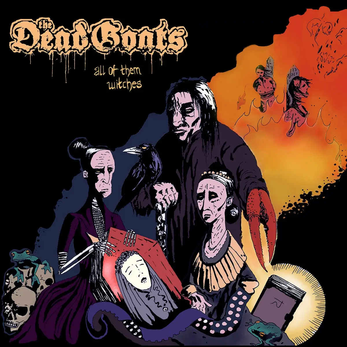 THE DEAD GOATS · All Of Them Witches | BLACK LP (Horror Rock/Doom Metal Vinyl) · Bild 1
