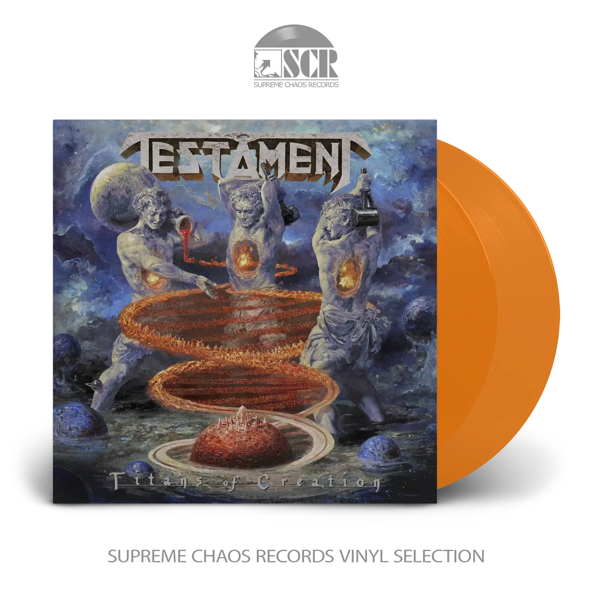 TESTAMENT · Titans Of Creation (B-Stock) | ORANGE 2LP (Thrash Metal Vinyl)