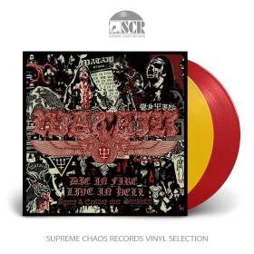 WATAIN · Die In Fire - Live In Hell | YELLOW/RED DLP (Black Metal Vinyl)