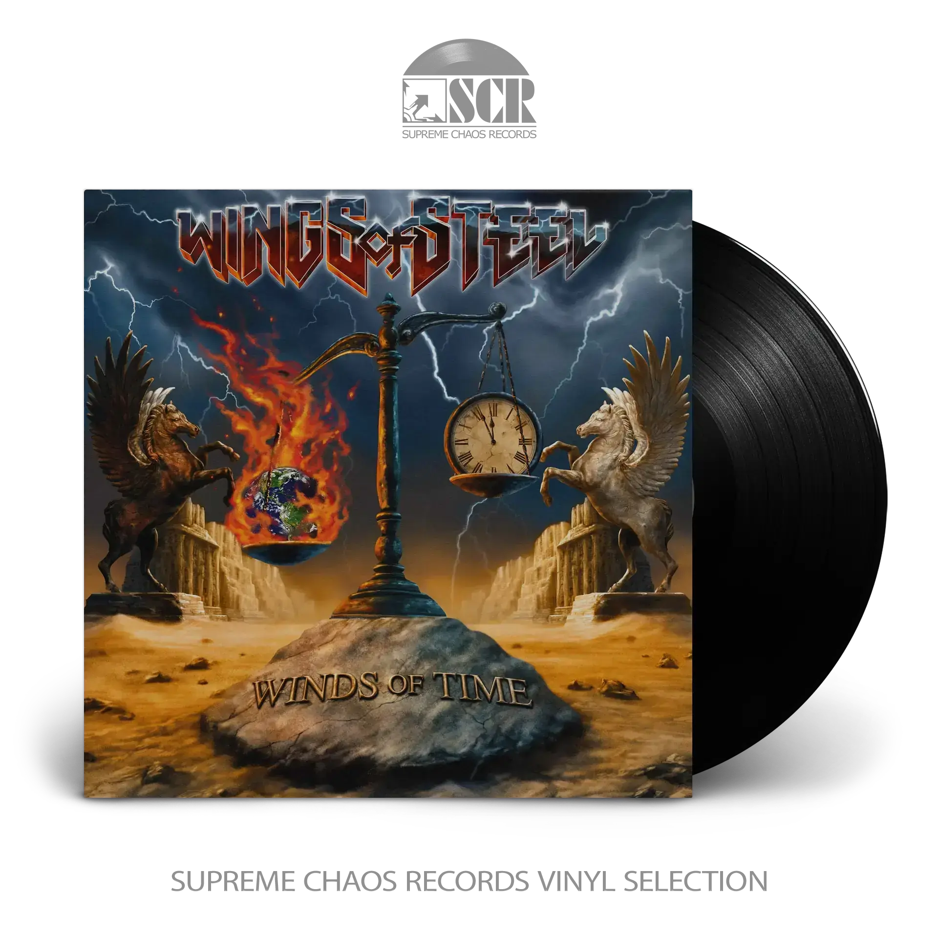 WINGS OF STEEL - Winds of Time · BLACK LP (Heavy Metal Vinyl)